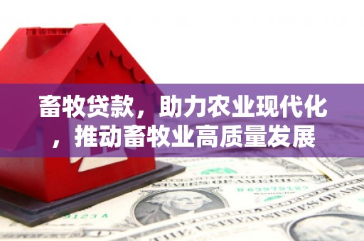 桐城畜牧贷款，助力农业现代化，推动畜牧业高质量发展