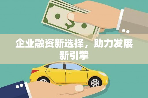 陇南企业融资新选择，助力发展新引擎