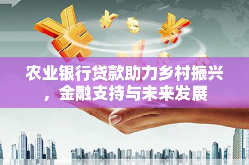 姚安农业银行贷款助力乡村振兴，金融支持与未来发展