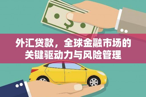 狮潭外汇贷款，全球金融市场的关键驱动力与风险管理