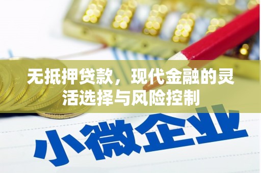 班玛无抵押贷款，现代金融的灵活选择与风险控制