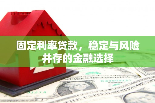 镜铁固定利率贷款，稳定与风险并存的金融选择