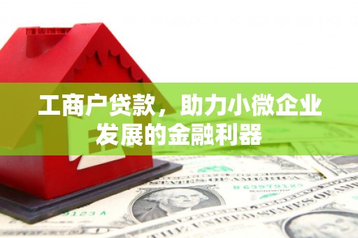 弥勒工商户贷款，助力小微企业发展的金融利器