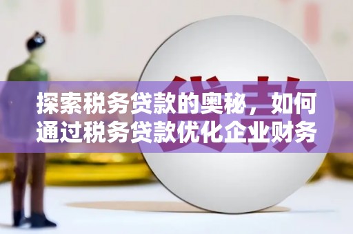 右江探索税务贷款的奥秘，如何通过税务贷款优化企业财务