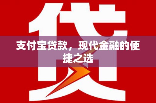 大内支付宝贷款，现代金融的便捷之选