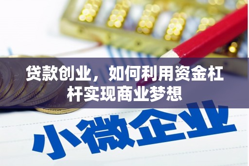 凤林贷款创业，如何利用资金杠杆实现商业梦想