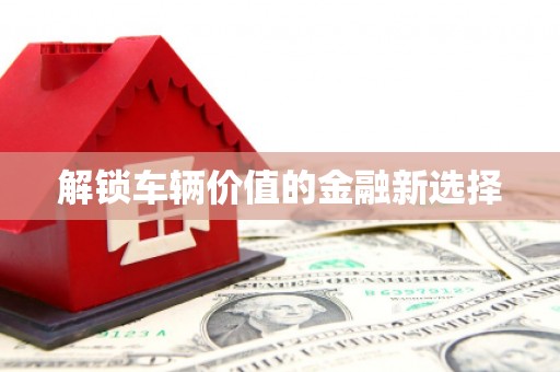 北关解锁车辆价值的金融新选择